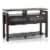 Furniture of America Tayler Contemporary Wood Storage Console Table in Espresso Perspective: left