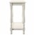 Furniture of America Slade Transitional Wood End Table with Tray in White Perspective: left