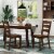 Furniture of America Elsbeth Wood Dining Side Chair in Walnut (Set of 2) Perspective: left