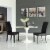 Parcel Dining Side Chair Vinyl Set of 2 - Black Perspective: left