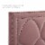 Greta Performance Velvet Twin Headboard, Dusty Rose Perspective: left