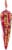 Popcornopolis® Zebra Popcorn Caramel with Chocolatey Stripes Popcorn Cone Perspective: left