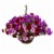 Flower Hanging Basket - 10 inch Perspective: left