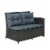 Patio Furniture Sets in Rattan for Home or Office Use Perspective: left