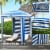 Simplie Fun Cabana Beach Umbrella Shade, Coolness, and Protection in One! Perspective: left