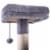Simplie Fun Sturdy Cat Tree with Sisal Posts, Plush Perches, and Fun Pompoms Perspective: left