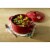 Emile Henry Round Ceramic 4.2 Quart Dutch Oven for Kitchen & Grill, Burgundy Perspective: left