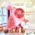Hivvago Pink Christmas Tree with Snow Flocked PVC Tips and Metal Stand-4.5 ft Perspective: left