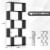Hivvago 5-Tier Bookshelf with Anti-Toppling Device for Living Room Home Office-Black Perspective: left