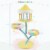 Hivvago Multi-Layer Cat Tree with 2 Removable Perches Scratching Posts-Color Perspective: left