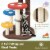 Hivvago 3-In-1 Cat Tree 3 Full-Wrapped Sisal Posts Removable Mat and Platforms-Multicolor Perspective: left