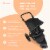 hauck Runner 2 Compact Foldable Tricycle Jogger Buggy Stroller Pushchair, Black Perspective: left