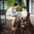 hauck Alpha+ Grow Along Adjustable Wooden Highchair, Beechwood, Walnut Finish Perspective: left