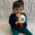 HABA Teether Cuddly Rainbow Round - Soft Activity Toy with Rattling & Teething Elements Perspective: left