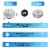 EDOU 14  Direct Pressure Washer Surface Cleaner | 4,000 PSI | Wheels & Stainless Steel Perspective: left