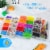 Bins & Things Stackable Storage Container with 30 Adjustable Compartments, Clear, X-Large Perspective: left
