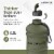 HYDRATE Half Gallon Cotton Candy Jug - BPA Free, Flip Cap, Gym, Sports Bottle (74 oz) Perspective: left
