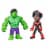 Hasbro Disney Junior Marvel Spidey and His Amazing Friends Hero Reveal Miles Morales and Hulk Perspective: left