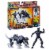 Hasbro Marvel Black Panther & Sabre Claw Mech Strike Mechasaurs Figures Perspective: left