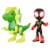 Hasbro Marvel Spidey and His Amazing Friends Dino-Webs Miles Morales & Electrosaurus Figures Perspective: left