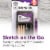 Daler-Rowney Simply Sketching Tin Assorted Pencils Perspective: left