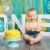 Gold 6 Number Candle Birthday Anniversary Party Cake Decorations Topper Perspective: left