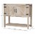 Multipurpose Corner Pantry w/Buffet Server Countertop Surface, Easy To Clean Perspective: left
