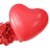 100 pcs Latex Hearts Shaped Red Balloons for Valentine anniversary celebrations Perspective: left