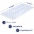 TranquilBeauty White Non-Slip Bath Mat | 88x40cm/35x16in Perspective: left