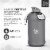 THE GYM KEG Nardo Grey 74oz | Half Gallon | Water Bottle | Carry Handle | Sport & Reusable Perspective: left