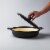 BergHOFF Ron Cast Iron Covered Deep Skillet - Black Perspective: left