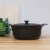 BergHOFF Ron Cast Iron 11-Inch Dutch Oven 5.5qt. with Lid, Black Perspective: left