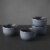 BergHOFF Gem Stoneware Medium Ramekins - 4 Pack - Gray Perspective: left