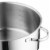 BergHOFF Stainless Steel Covered Casserole Pan Perspective: left