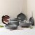 BergHOFF Leo Non-Stick Fry Pan - Grey Perspective: left