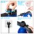 Costway Multifunction Portable Steamer Household Steam Cleaner 1050W W/Attachments Blue Perspective: left