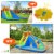 Goplus Inflatable Water Slide Mighty Bounce House Jumper Castle Moonwalk W/ 735W Blower Perspective: left
