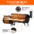 Costway Outdoor BBQ Grill Charcoal Barbecue Pit Patio Backyard Meat Cooker Smoker Perspective: left