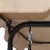 Costway 3 Person Outdoor Patio Swing Canopy Awning Yard Furniture Hammock Steel Beige Perspective: left