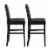 Glitzhome Studded Leatherette Barchair - Black Perspective: left