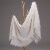 Glitzhome Geometry Cotton Woven Tassel Throw Blanket - White Perspective: left