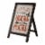 Glitzhome 24 Inch Tall Halloween Wooden Standing Easel Sign Decor or Hanging Decor Perspective: left