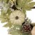 Glitzhome Wooden Fall Pumpkin Window Frame Wreath Perspective: left