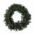 Glitzhome 24 Inch Diameter Glittered Pine Cone Christmas Wreath, with Warm White Lights Perspective: left