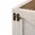 Glitzhome Wooden Tree Collar Christmas Holiday Decor - Washed White Perspective: left