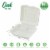 Glitzhome 10 Inch White Sugarcane Sectional Clamshell Containers, 300 Pack Perspective: left