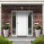 Glitzhome Faux Porcelain Round Planter Perspective: left