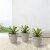 Glitzhome Oversized Faux Ceramic Pot Planter Perspective: left