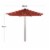 Glitzhome Aluminium Self Tilt Market Patio Umbrella - Wine Red Perspective: left