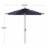 Glitzhome Aluminium Self Tilt Patio Umbrella - Navy Blue Perspective: left